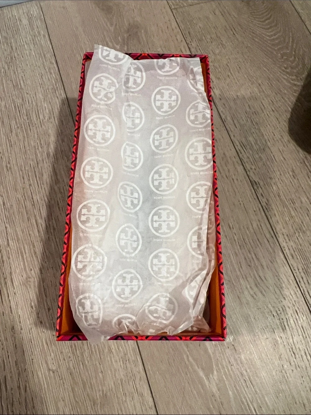 Tory Burch Gold Logo Minnie Travel Ballet Flats Sz 5